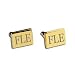 Modern Gold Plated Cufflinks Cuff links