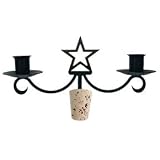VWI C-WB-50 Star Wine Bottle Topper Powder Metal Coated