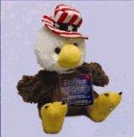 Plush Shinging Stars American Eagle 9"