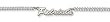 Sterling Silver New England "Patriots" Script Bracelet