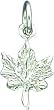 Sterling Silver Maple Leaf Charm