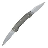 Double Take, Aluminum Handle, 2 Blades, Plain/Serrated