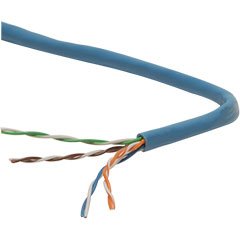 Dayton Audio 1066Y Cat 6 CMR Solid Cond 500 MHz Blue 500 ft. On Sale