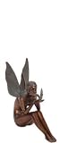 Statuary Brass Bird Fairy (10H x 12L)