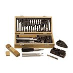 Hobby Knife Set 35 Pc Utility Knives Kit Wooden Craft X Tools Wood Acto Blades, Miniature Model... by eSalesUSA