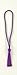 Tassel Depot 100 Floss Bookmark Tassels - Purple