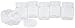 Creating Keepsakes Storage Jars 6 Ounce 6/Package, Clear