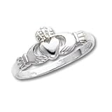 Sterling Silver Solid Claddagh Ring