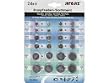 Arcas - Mix 24 piles bouton AG1 AG3 AG4 AG5 AG8 AG10 AG12 AG13 CR1620 CR2016 CR2025 CR2032