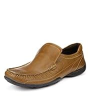 Blue Harbour Leather Slip-On Canoe Cut Shoes