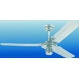 Metall Deckenventilator in chrom