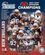 New England Patriots "2007 AFC East Division Champions Team Composite" Double Matted 8" x 10" Photo