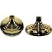 Super Tough Floor Stand Base for Indoor Flagpole - Metallic Gold | Durable ABS Plastic | Fits 1