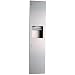 Bobrick 3803 TrimLineSeries Stainless Steel Recessed Paper Towel Dispenser/Waste Receptacle, Satin Finish, 6.3 Gallon Capacity, 13" Width x 55-1/8" Height