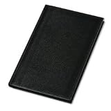 ESSELTE PENDAFLEX CORP. / Pocket size bound memo book, leather-look vinyl cover, 6-3/8x4, 72 pages, black / ESS381012 / Sold as 1 Each / Mfr Part # 381012 \*/ Pocket size bound memo book, leather-look