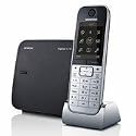 Siemens Gigaset SL780 Schnurloses DECT-Telefon mit Mobilteil mit Echtmetall-Rahmen, metall/ schwarz