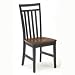 Kitchen & Housewares : Black/Cherry Dining Chair - Pair - HomeStyles 5176 (Black/Cherry) (39.88"H x 17.75"W x 24"D)