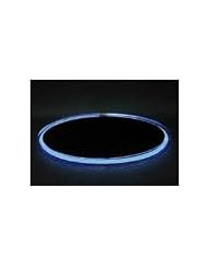 Buy Neon Concepts 15 Inch Round Clear Top Serving Tray (blue Neon Rechargeable...