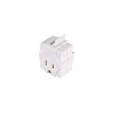 GE 52149 Handy Switch Grounded White