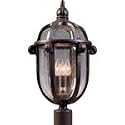 Maxim Lighting - 3042CDEB : Royal Lane 3-Light Outdoor Pole/Post Lantern - Empire Bronze