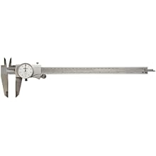 Mitutoyo Dial Caliper, 0.1" Per Rev., Inch