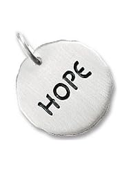 Rembrandt Charms "Hope" Charm Tag, Sterling Silver