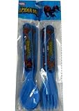 4 pcs Superhero Spiderman Flatware set - Forks & Spoons