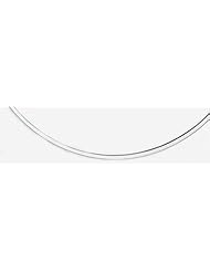 2.5mm Reversible Omega Necklace 20"