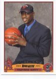 2003 04 Topps Dwyane Wade Basketball Rookie Card - Shipped In Protective Display Case ! ! - B000FSNO5A