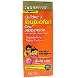 Ibuprofen Childrens Suspension, Bubblegum - 4 oz