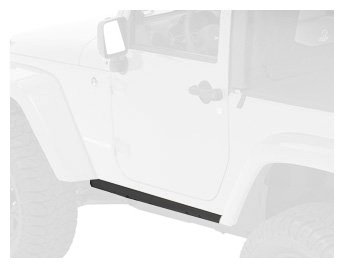 Bestop 42950-01 HighRock 4X4 Black Rocker Trim for Wrangler JK 2-door On Sale