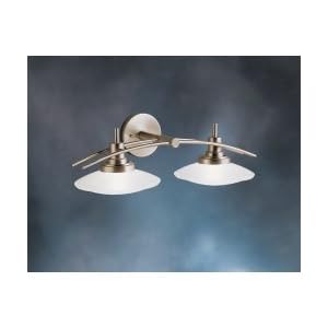 Structures Nickel 22 Wide Bathroom Light Fixture by 