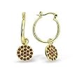 Pave Style with Smoked Topaz Swarovski Crystal Earrings Pave Style with Smoked Topaz Swarovski Crystal Earrings
