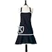Jessie Steele Carmen Bib Apron, Black