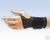 FLA 71-210 Safe-T-Wrist Standard Duty Wrist Support LARGE BLACK