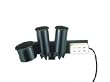 Kayline Electified Appliance Holder * Holds: 1 Blower & 2 Irons Up To 1-1/2"dia. * Black * #ah100b