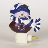 SC Sports Indianapolis Colts Snowman Night Light- Set of 2 Set of 2