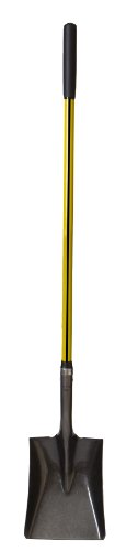 Nupla RP-O-L #0 Round Point Shovel with 16 Gauge Hollow Back Blade and Butt Grip, 48" Classic Handle