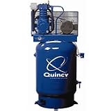 Quincy 10-HP 120-Gallon Two-Stage Air Compressor (230V 1-Phase) - P2101CS12VCB