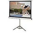  : 119IN Diag Portable Pull Up Screen 1:1 84X84 Tripod Black Case