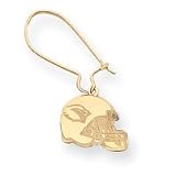 14K Arizona Cardinals Helmet Kidney Earrings - NF29