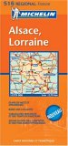 Michelin Alsace, Lorraine, France (Michelin Local France Maps)