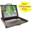 Linkskey 17" LCD Rackmount Console (Dual Independent Rails)