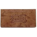 Philadelphia 76'ers NBA Leather Embossed Checkbook Cover