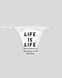 White Thong with Life is life photography, we all develop from negatives.