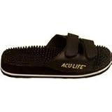 Acu-Life Massage Sandals Massage Sandals Black with Velcro M4/W5