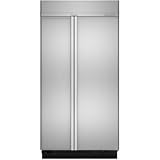 KitchenAid KSSS48FTX 48in Side By Side Refrigerator - Panel Ready, Black