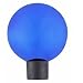 BLUE GLASS GARDEN GAZING BALL