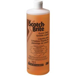 3M 701 Quick Clean Griddle Liquid, Quart (10-0463) Category: Grill, Griddle and Fryer Cleaners