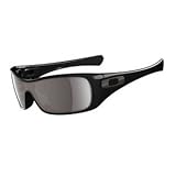 Oakley Men's Antix Sunglasses,Polished Black Frame/Warm Grey Lens,one size